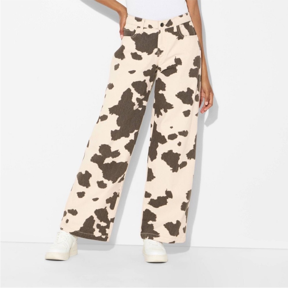 Women's High-Rise Straight Leg Pants - Wild Fable - Picture 2 of 3